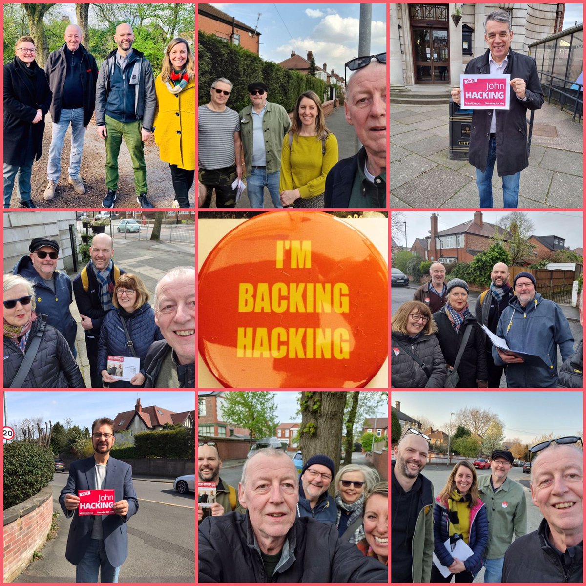 Campaign images. 💕 Thank you to all the @ChorltonLabour members and residents who are giving me their support. It is very much appreciated. 🗳🌹🗳🌹#votelabourmay5th #backinghacking