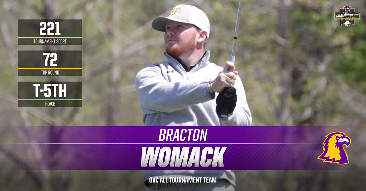 Congratulations to Nick Sutton &amp; Bracton Womack for earning <a href="/OVCSports/">Ohio Valley Conference</a> All-Tournament honors during the stroke-play portion of the OVC Championships!

They are the 1st set of Tech teammates to earn All-Tourney accolades since Scott Stallings and Polk Brown in 2006!

#WingsUp