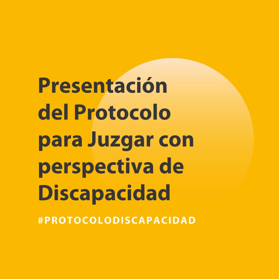 📘Hace unos momentos presentamos el nuevo “Protocolo para Juzgar con Perspectiva de Discapacidad” de la <a href="/SCJN/">Suprema Corte</a>. 

En este hilo explicamos su estructura temática y el contenido de sus capítulos… 🧶🧵