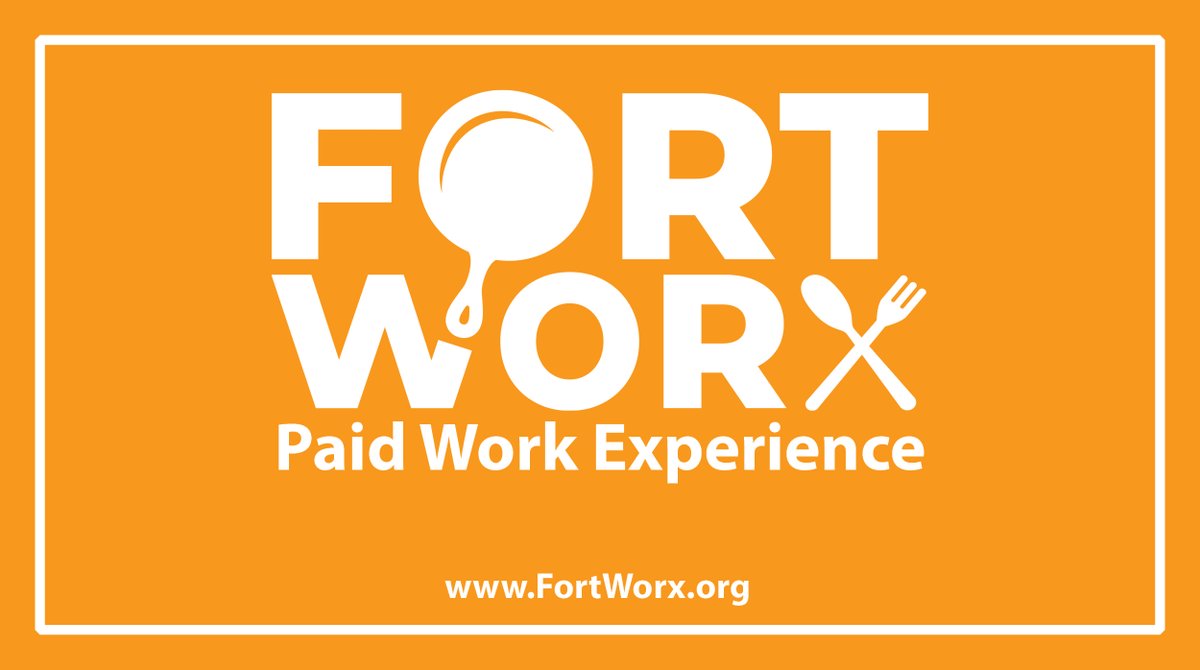 tasteproject_'s tweet image. Do you know someone looking to gain real work experience while earning a paycheck? We are currently accepting applications for  Cohort 8 which starts May 23rd! Apply online at fortworx.org.
.
#culinary #jobtraining #paidworkexperience #tuitionfree #fortworx