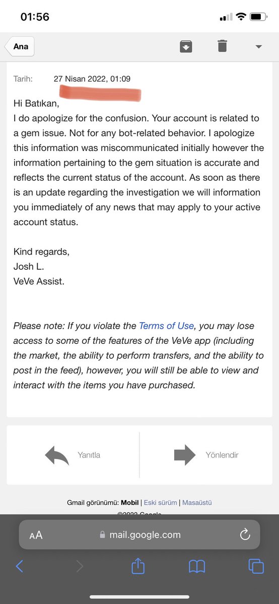 arabmeister's tweet photo. Here is a little update. I received this 3 email in less than 24 hours. What is this support team? Is this even “support” ? And still he is continuing to accuse me without proof? @veve_official @reverendalexg @ecomi_rhys @DavidYuNZ https://t.co/chc6dZ2XCC