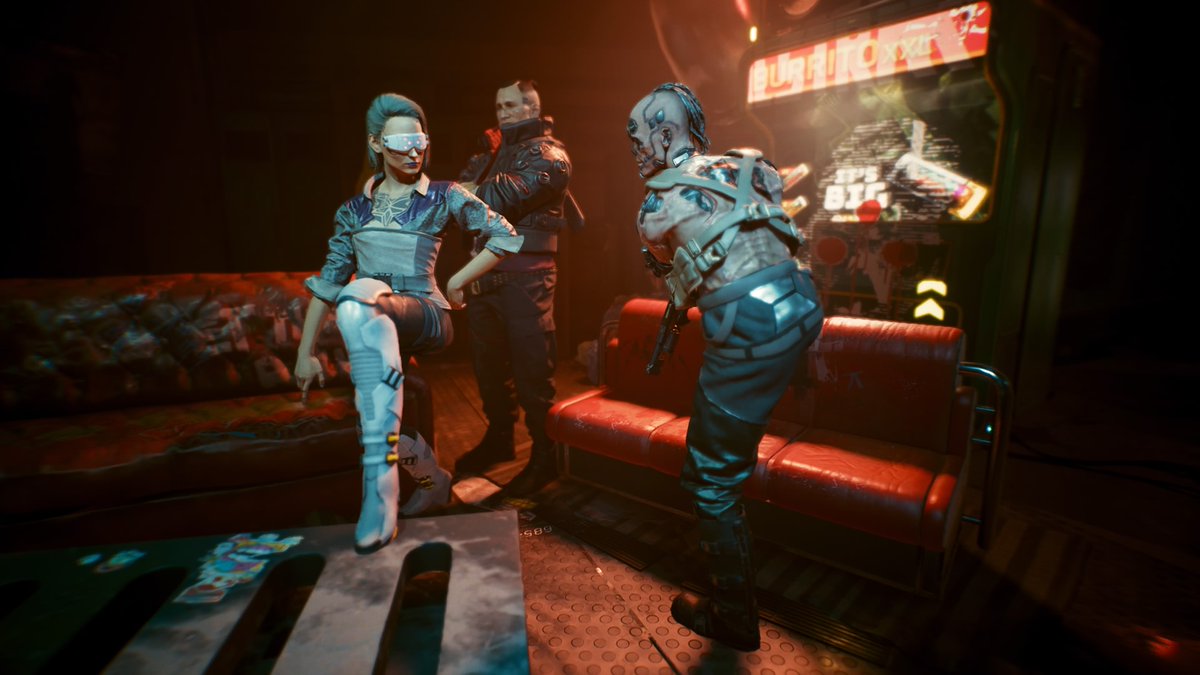sabrinarguez's tweet photo. Messing around with Dum Dum. 😎
My shot for the @CyberpunkGame Photomode Challenge: Gangs. Congrats to the winners! 🤘
#Cyberpunk2077 #VirtualPhotography #PS4 #PS4share #PhotoMode #photomodechallenge 
https://t.co/f4aJTF2RCY https://t.co/BjfSevtq7k