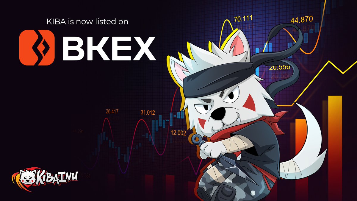 KibaInuWorld's tweet image. 🚨 #KIBAKREW 

We have just listed on @BKEXGlobal! 😍

🔸Deposit time: 18:00 04/27 (UTC+8)
🔸Trade time: 18:00 04/28 (UTC+8)
🔸Withdrawal time: 18:00 04/29 (UTC+8)

#KIBASTRONG $KIBA #KIBA #KIBAINU #KIBARMY