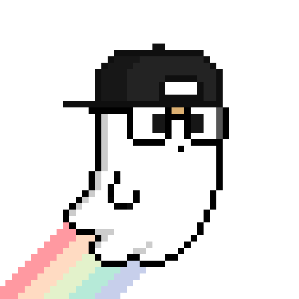 barhbarim's tweet photo. I think a got a pretty cool one👻🌈 and rare one😉🤓🧢
Looking good @deadpixels_club!
Smooth minting experience by @TurtleMoonCC https://t.co/rlEwm6m7Hw