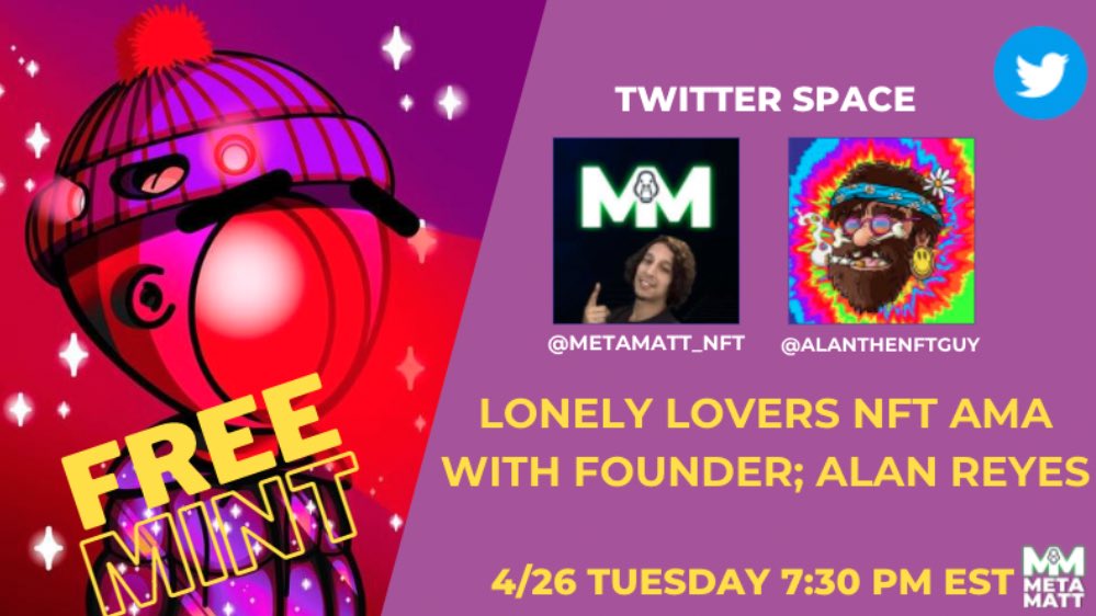MetaMattTrades's tweet photo. 🚨🚨FREE MINT!!!🚨🚨

@alanthenftguy is dropping a FREE MINT!!

https://t.co/CDMQmX5LR7

Learn all about it!!! 7:30 PM EST TONIGHT!!!

This is backed by a legit team and the art is amazing!!! You don't want to miss this!! 
#NFT #CryptoCannibals #Alanthenftguy #FreeMint https://t.co/oW6DTojOzE