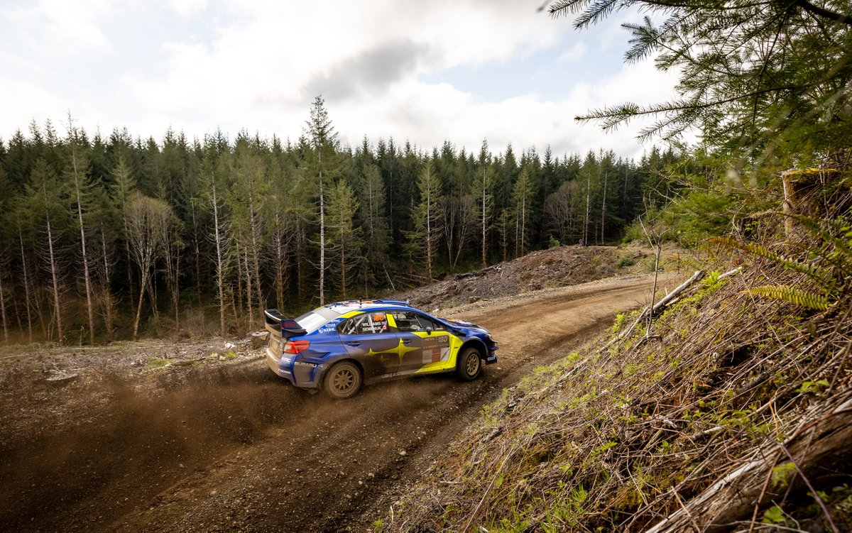 subaru_usa's tweet photo. A big 1-2 finish for @subarums_usa at Olympus Rally! @BrandonSemenuk took home his second straight win and moved into first place in the championship, with @TravisPastrana in second place with his best finish of the season. Read the full story at https://t.co/8VXp57CjGS now! https://t.co/5YJadgWcho