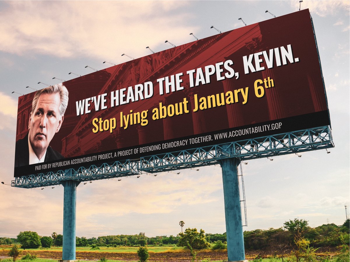New billboards LIVE across McCarthy’s district.