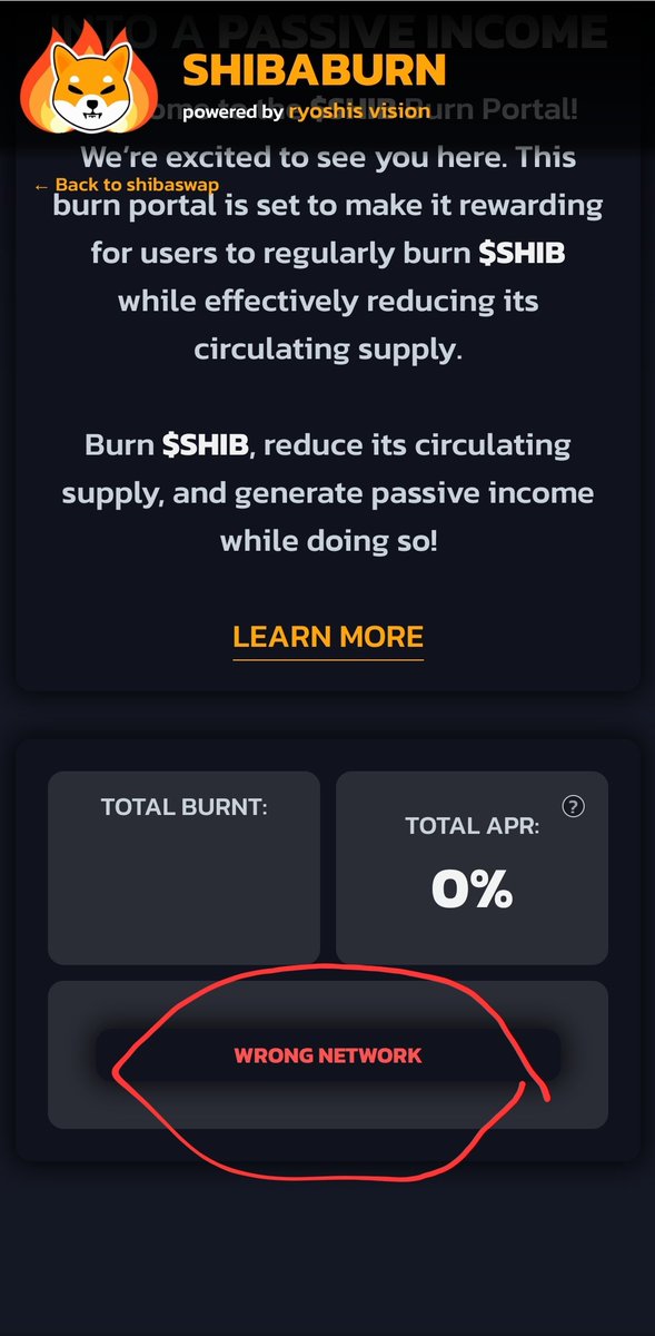 IceFireMedia1's tweet photo. @Shibtoken Something wrong! https://t.co/NwRjmVVtkC