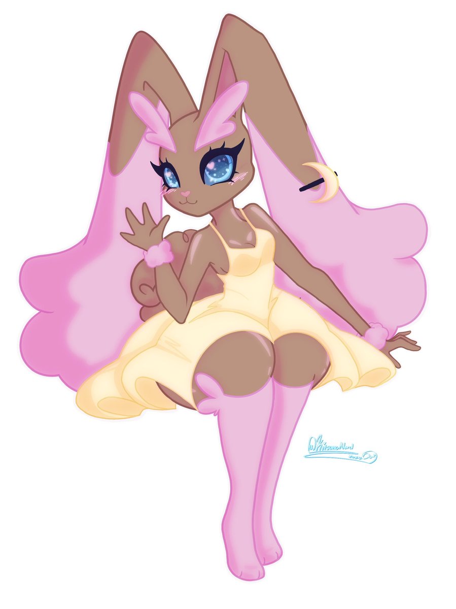 Nerdy_Kitsu's tweet photo. Commission for the Dazzling Star @StarsilkMLP 

⭐️Lopunny has been known to be proud of their ears!⭐️
⭐️Likes &amp; Retweets can make smile :)⭐️

#Pokemon #lopunny #pokemonfanart #discord #commissionsopen https://t.co/IwlY0sevoG