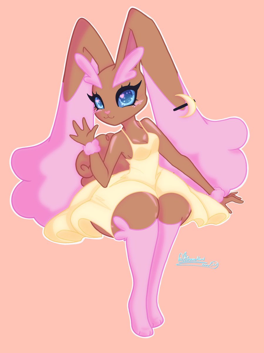 Nerdy_Kitsu's tweet photo. Commission for the Dazzling Star @StarsilkMLP 

⭐️Lopunny has been known to be proud of their ears!⭐️
⭐️Likes &amp; Retweets can make smile :)⭐️

#Pokemon #lopunny #pokemonfanart #discord #commissionsopen https://t.co/IwlY0sevoG