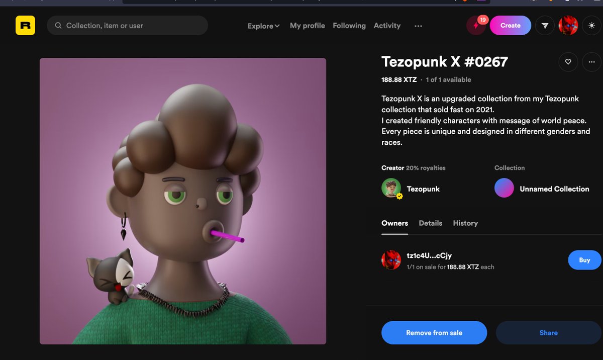 KeyvanNazifi's tweet photo. I Love my tezopunk❤ 
number #0179
Price : 111.11
#peacepunk
🔴🔵 #NFTSPACESHIP #objkt #objktdotcom #tezos #tezosnft #tezosart #tezopunkx #tezo #I_Love_My_Tezopunk #TEZOSTUESDAY

https://t.co/5tm46n1qcU

✨@monkey_awakened

✨@datcsv

✨@rare_force1

@Tezopunk https://t.co/7Q1BwihN4F