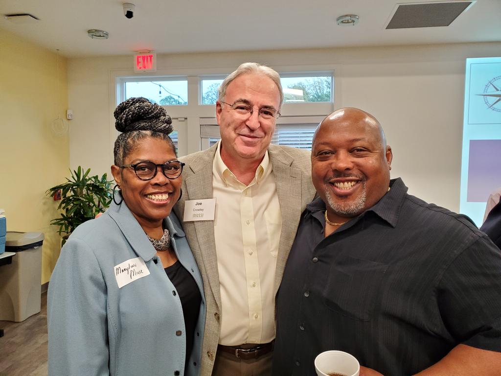 Always great chatting with good friends <a href="/marylinnminor1/">marylinn c. minor</a> and <a href="/MikeRoberson44/">Mike Roberson, SPHR</a>. #Connecting at #CPRVA and #JAM. #Positivity #Believe #JoinTogether <a href="/LCrowco/">Leslie Crowley</a> <a href="/Att4Success/">Charlie Wood</a> <a href="/Bill_Lund/">Bill Lund</a> <a href="/ralph_dewey_rva/">Ralph C. Dewey</a> <a href="/cbshadbolt1/">Christi Shadbolt</a> <a href="/JohnDMcClung/">John McClung</a>