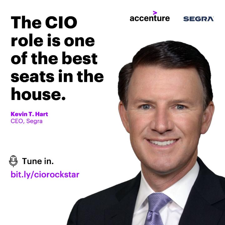 hlspring's tweet photo. Today’s CIOs are using their unique tech expertise and holistic view across the business to help drive growth and innovation. Kevin T. Hart, CEO at @GoSegra &amp; @Accenture's Greg Douglass discuss how today’s CIOs are the “Corporate Rock Star.” 🎧 Listen here https://t.co/OQqkjnvUur https://t.co/uSyAqzV9UQ