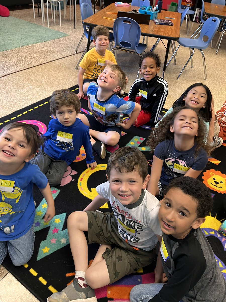 LearnWithMay's tweet image. Do you “notice” anything new about these pictures? Our class word for #WordWeek was noticed! 👀