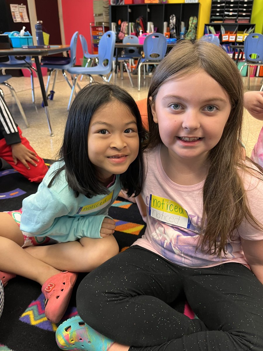 LearnWithMay's tweet image. Do you “notice” anything new about these pictures? Our class word for #WordWeek was noticed! 👀