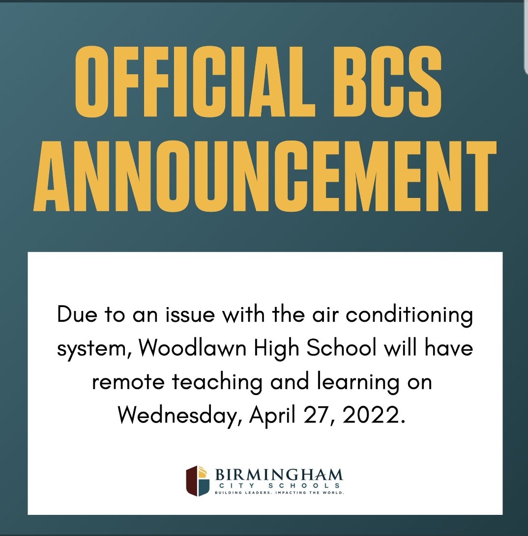 Woodlawn High School tweet media