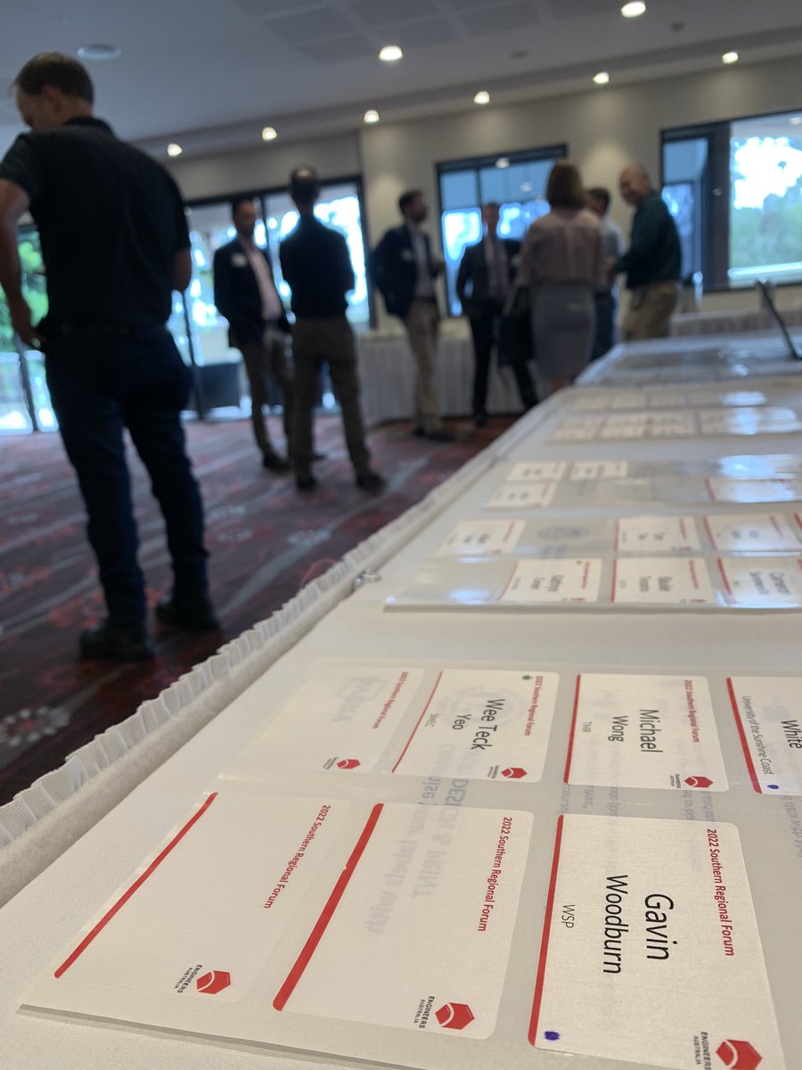 First Regional Forum for 2022! Down on the Gold Coast. #cpd #Engineering #learning #networking #eaqld2023