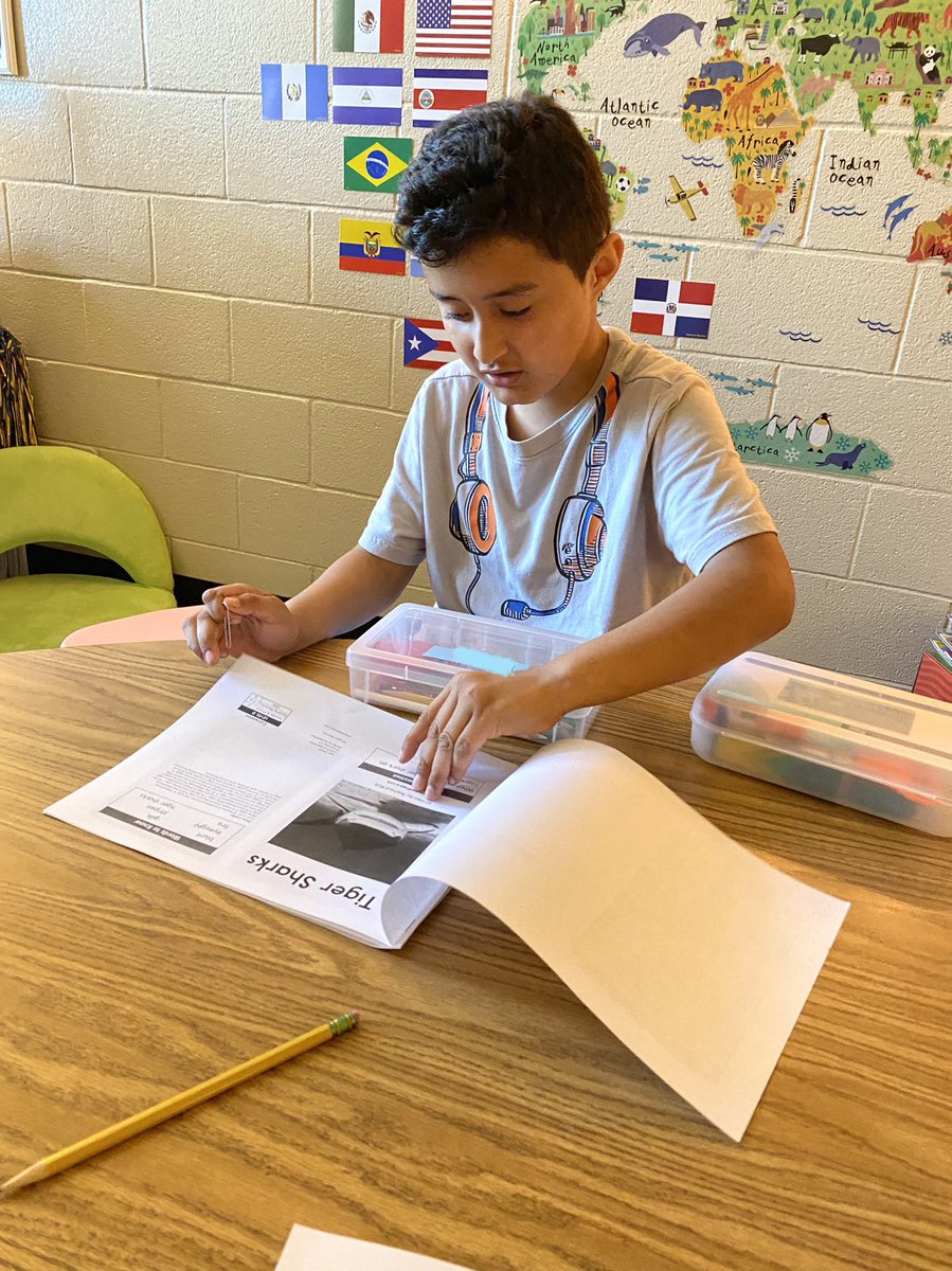 AmberV_Esol's tweet photo. We enjoyed reading about tiger sharks today 🦈 “I always think I don’t really like reading, but then I started and got used to it. I actually liked it!” #MultilingualLearners #MonaviewOnTheMap https://t.co/BoQatEkuYG