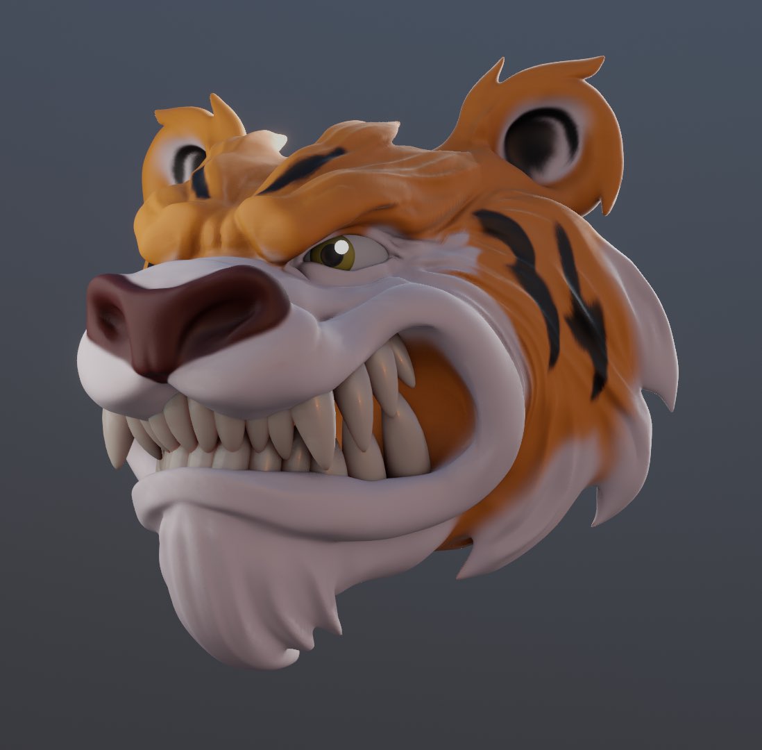 TheTokenFarm's tweet image. The Tiger head for the Green Jacket Club is being cleaned up. Almost there 🐯