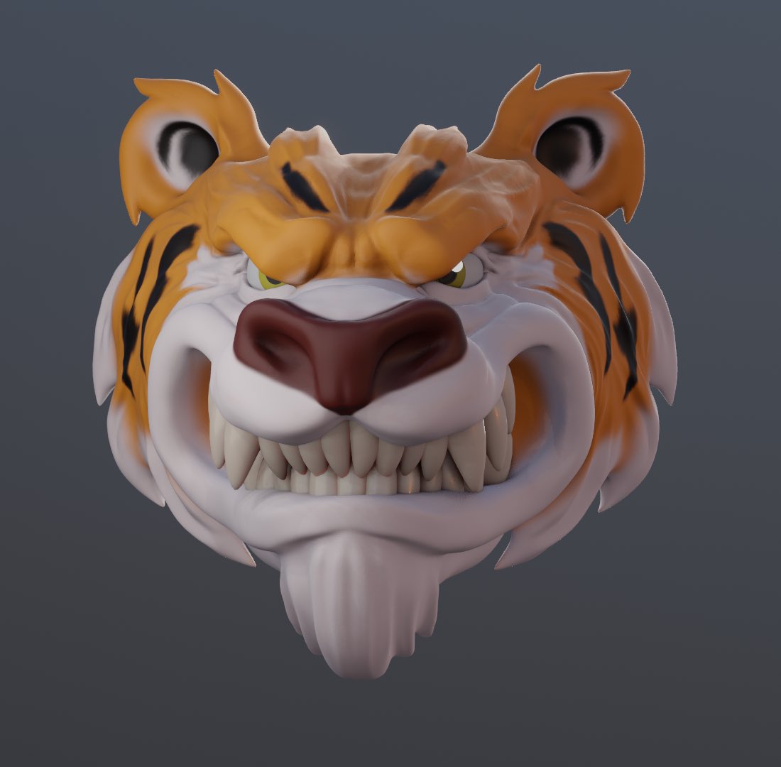 TheTokenFarm's tweet image. The Tiger head for the Green Jacket Club is being cleaned up. Almost there 🐯