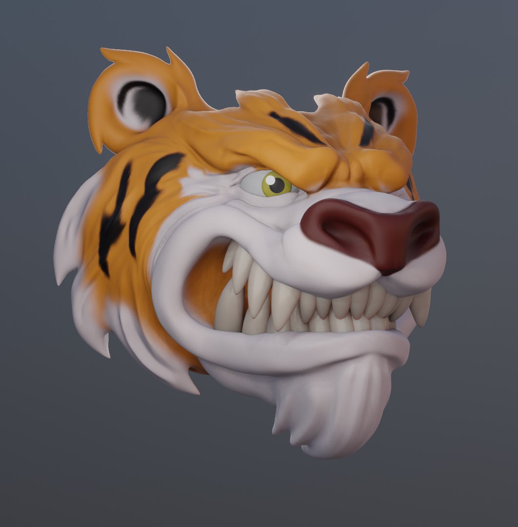 TheTokenFarm's tweet image. The Tiger head for the Green Jacket Club is being cleaned up. Almost there 🐯