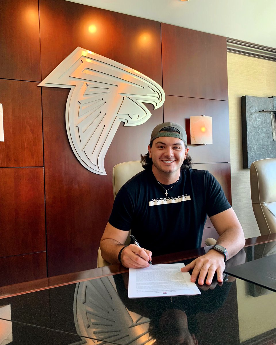 Thank You, Lord, for this opportunity. Excited to be an Atlanta Falcon! #RISEUP