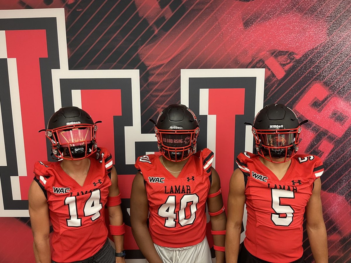 Had fun at Lamar today!!@LamarFootball @jayron17755011 <a href="/MaseBriz/">Mason Brisbane</a> <a href="/_coachsmith_/">Coach Mike Smith, M.S.</a> <a href="/GHoward_Scout/">Gary Howard -Scout</a> <a href="/Coach_Allen2018/">Coach John Allen</a> @coachmertensLU <a href="/DominickSposat2/">Dominick Sposato</a>