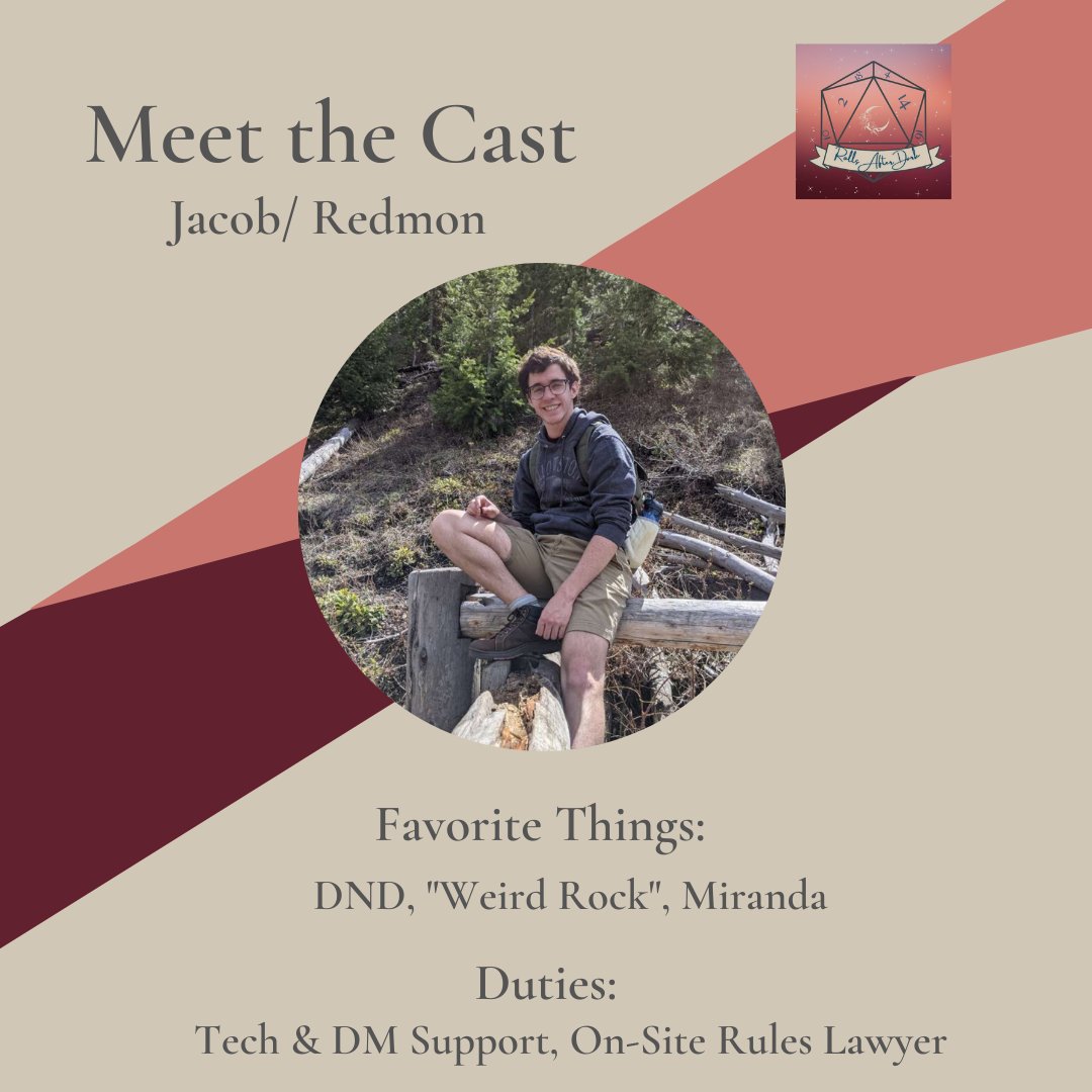darkrollsd20's tweet photo. And while we're at it... meet Redmon, our on-site rules lawyer &amp; our DM (Nick's) Best friend! #dnd #twitch #stream https://t.co/yjaWotGNGR