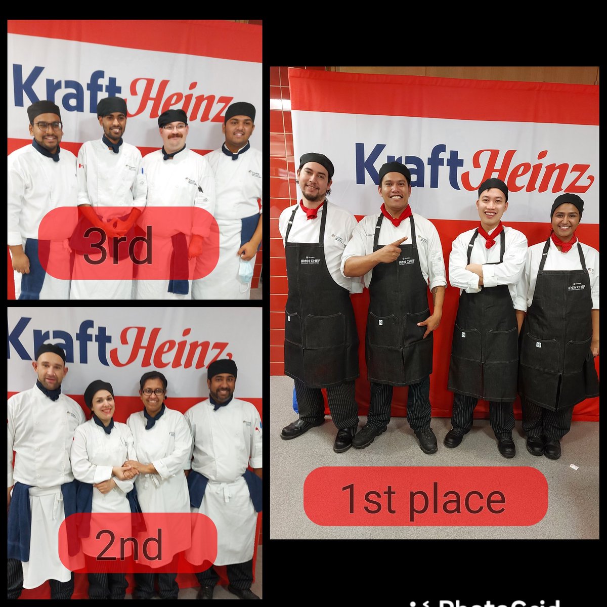 Congrats to our #HumberIronChef #humberculinary winning competitors today #norestforgreatness @humbercollege @KraftHeinzCan sponsored
