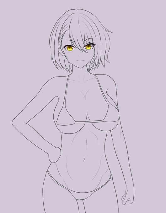 最近ライティングでごまかす癖が付き始めているので初心に帰って肌を塗る 