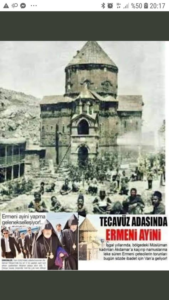@Millimuhafiz10 @sus__pus KATLİAMCI ERMENİLER YÜZLERCE TÜRK KÜRT KADININI VAN AKDAMAR ADASINA GETİRİP TECAVÜZ EDİP KATLETMİŞTİR. AKDAMAR AHDAMAR ADASI TECAVÜZ ADASIDIR