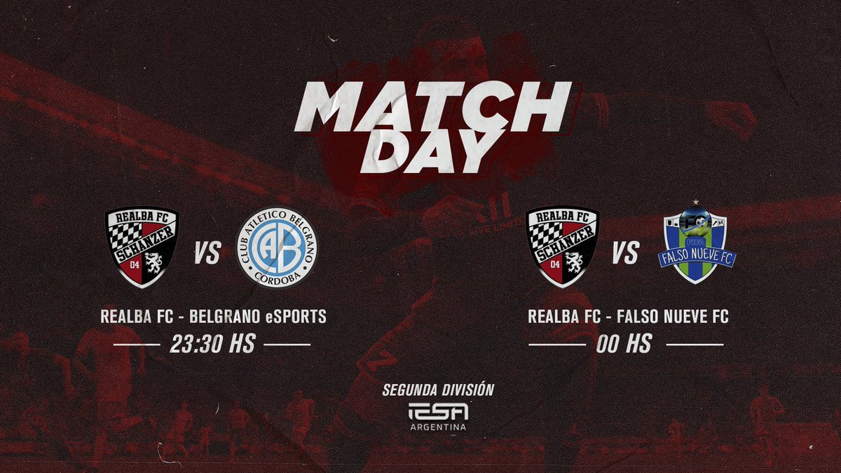 #FIFA22 | Clubes pro | ⚽️

#ArrancaIESA 

Comienza la #Temporada19 y en su vuelta a las canchas el rojinegro debutará ante dos grandes rivales en la Segunda División de <a href="/IESAFIFAar/">IESA Argentina</a>. 

#VuelveRealba🖤❤️🖤