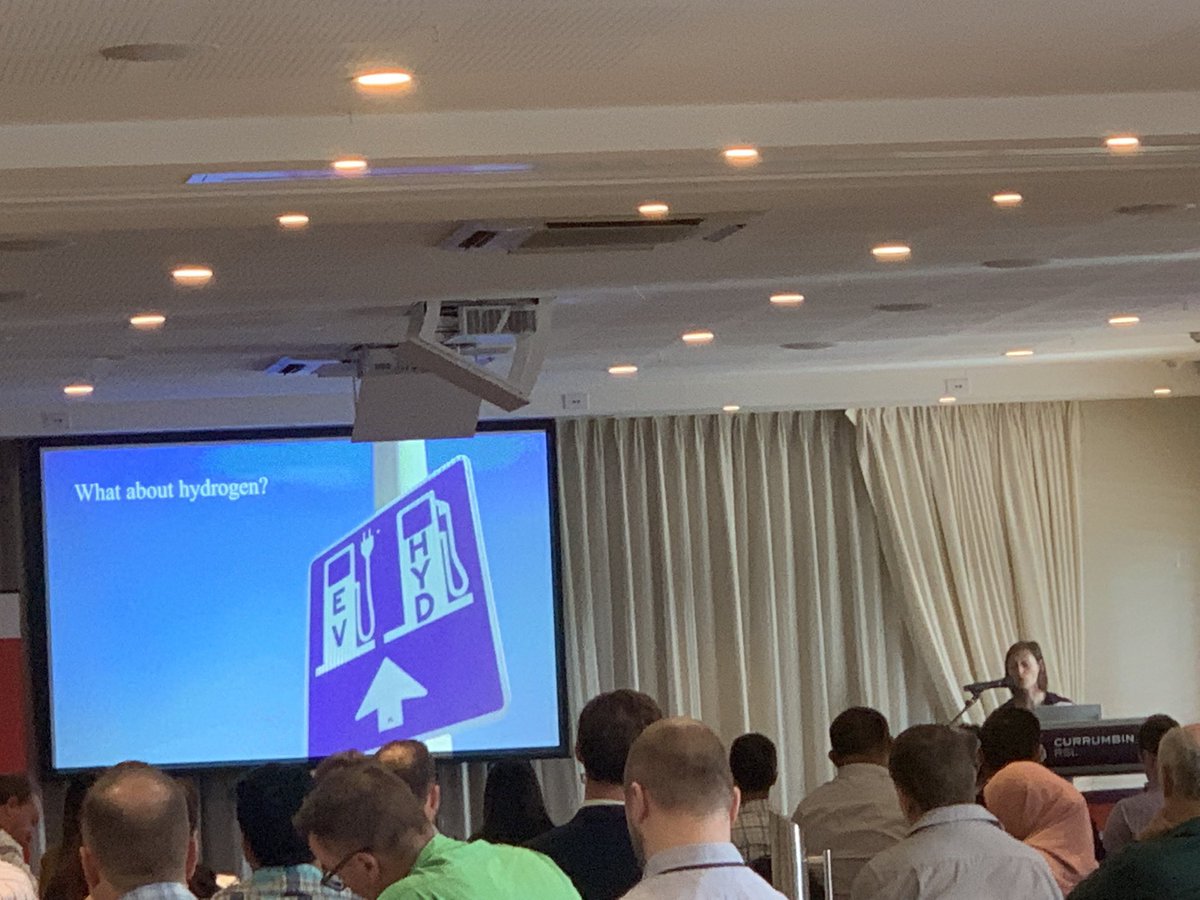 First session has Franziska Korte, <a href="/ArupAustralasia/">Arup Australasia</a> talking about ZEBs - Zero Emission Busses #ZeroEmissions