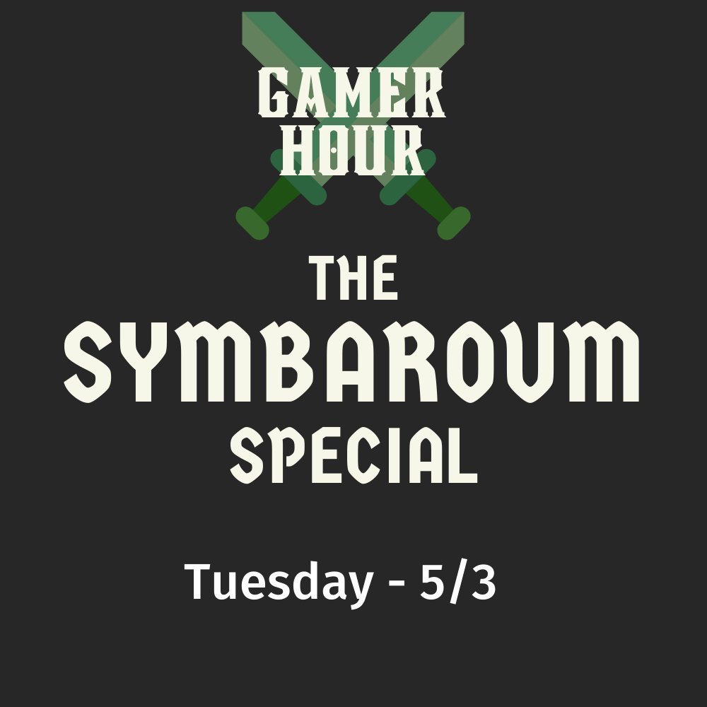 GamerHourPod's tweet image. Join us next Tuesday, May 3rd for a Gamer Hour Special!
We play @FreeLeaguePub's #ttrpg Symbaroum!
Come join the fun!
#symbaroum