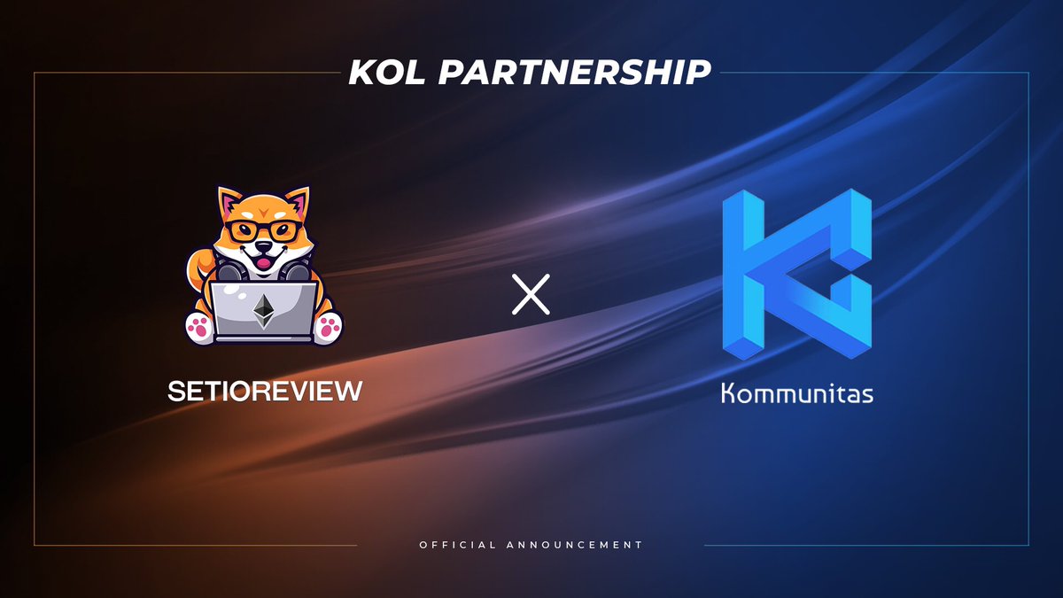 kommunitasnet's tweet photo. Hello, $KOMmunity!

🥳 We are happy to onboard @setioreview as our new KOL partner!

👨‍💻 SetioReview is a Passionate NFT gamer who has been reviewing NFT games/Metaverse projects with the main community of their Telegram  (14K Members) and discord group (3K Members). https://t.co/7eXyHU3pIy