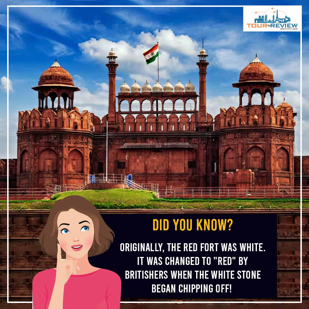 tour_to_review's tweet photo. Woah !!! Did you know this amazing fact about Red Fort?? What are your thoughts on it?

#tourtoreview #redfort #redfortia #redfortdelhi #facts #didyouknow #redfortagra #tourandtravel #traveltrip #amazingfacts https://t.co/yOdovHZ0Qa