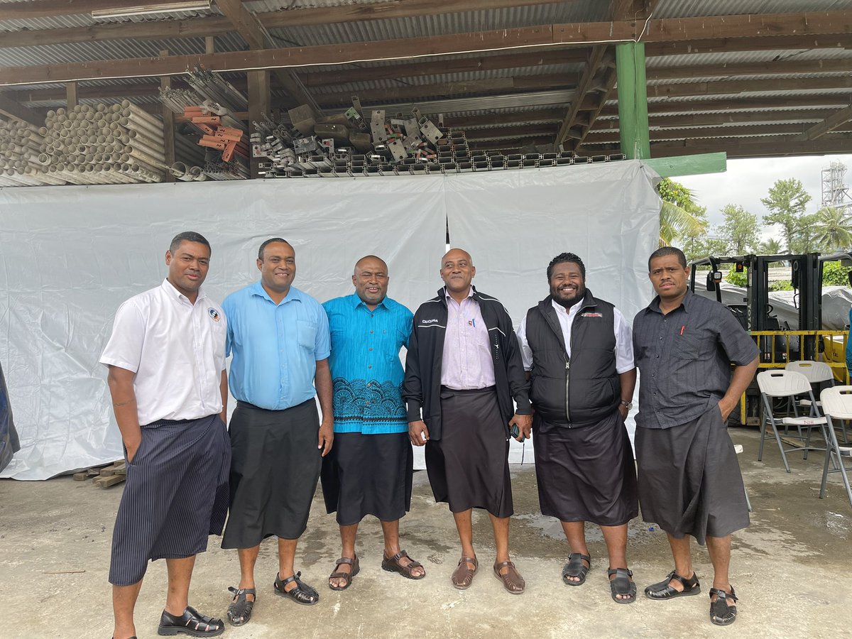 Nadokoulu's tweet photo. These gentleman from @MRMDFiji represent the hardworking women and men in regional development and spearheading development in our rural and maritime areas. Extremely useful partners in our #Frontline response. https://t.co/1SVRPBycku