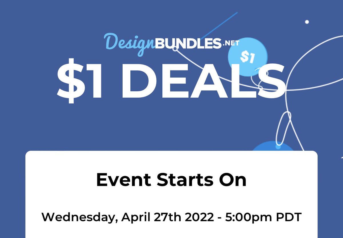 LilGraySquirrel's tweet photo. New time! This month’s $1 Deal starts 5:00 pm in YOUR time zone, April 27th. 
Only one hour.  Commercial use license included. 
Preview all 42 products now.
#fonts #graphicdesign #cricut #silhouettecameo #sublimation #etsy #svg #crafting
Affiliate link:
https://t.co/eNhtZyE2Ci https://t.co/H8mPLdyXQK