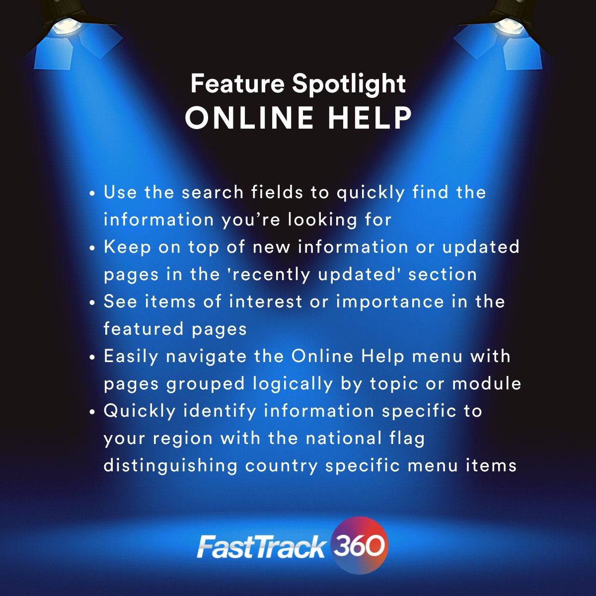 FastTrack360's Online Help tool just got better with the recent Version 12 upgrade! Online Help is your comprehensive self-service go-to for immediate FastTrack360 product support. Learn more about our support services at bit.ly/3kjNcnP