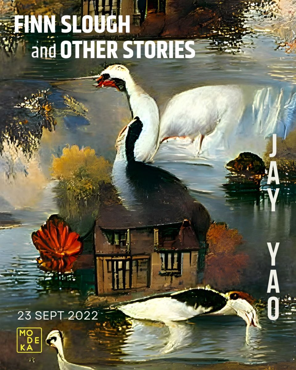 agimatproject's tweet photo. Finn Slough and Other Stories 
Jay Yao 

More info:
https://t.co/3bbCifgPku

#ModekaArt https://t.co/MEcmlegCPq