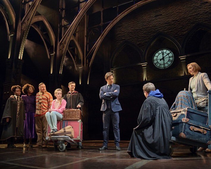 AbbiegailMills's tweet photo. So excited so see the new photos released,love my pink jacket @CursedChildLDN @jim22fish @michellegayle1 @Thomas_Aldridge @shortdom @CursedChild_LDN #HarryPotter #CursedChild #Hogwarts #Gryffindor #PrettyInPink @ttakids1 @ttaadults @warrenbacci https://t.co/snBHr7oj0l