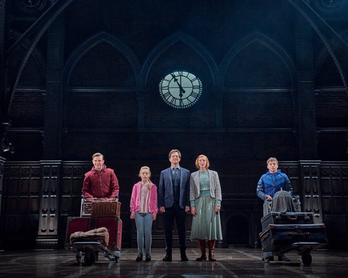 AbbiegailMills's tweet photo. So excited so see the new photos released,love my pink jacket @CursedChildLDN @jim22fish @michellegayle1 @Thomas_Aldridge @shortdom @CursedChild_LDN #HarryPotter #CursedChild #Hogwarts #Gryffindor #PrettyInPink @ttakids1 @ttaadults @warrenbacci https://t.co/snBHr7oj0l