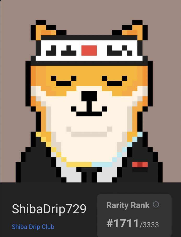 🔥Shiba Drip Club🔥 

Is officially available to mint! Don’t miss out on these dripping Shibs that will 100% steal your girl 

#NFT #NFTCommunity #NFTs #Solana #LaunchMyNFT 

launchmynft.io/collections/4G…