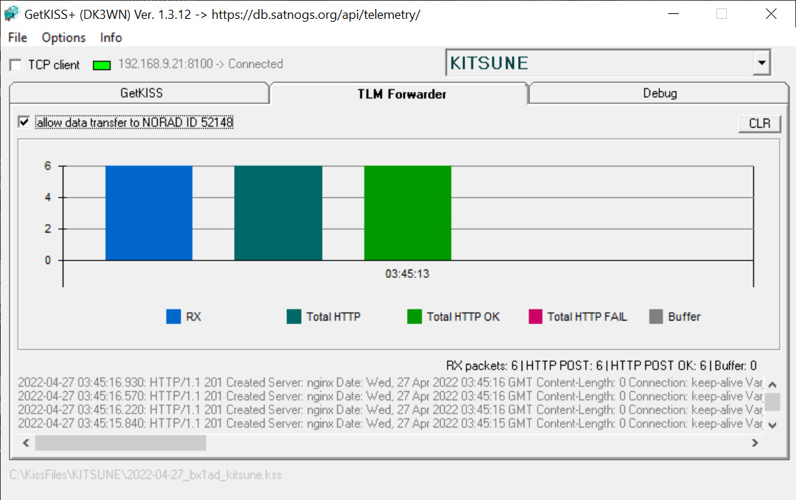 Replay IQ
KITSUNE 4K8 GMSK Telemetry 02:38TWN