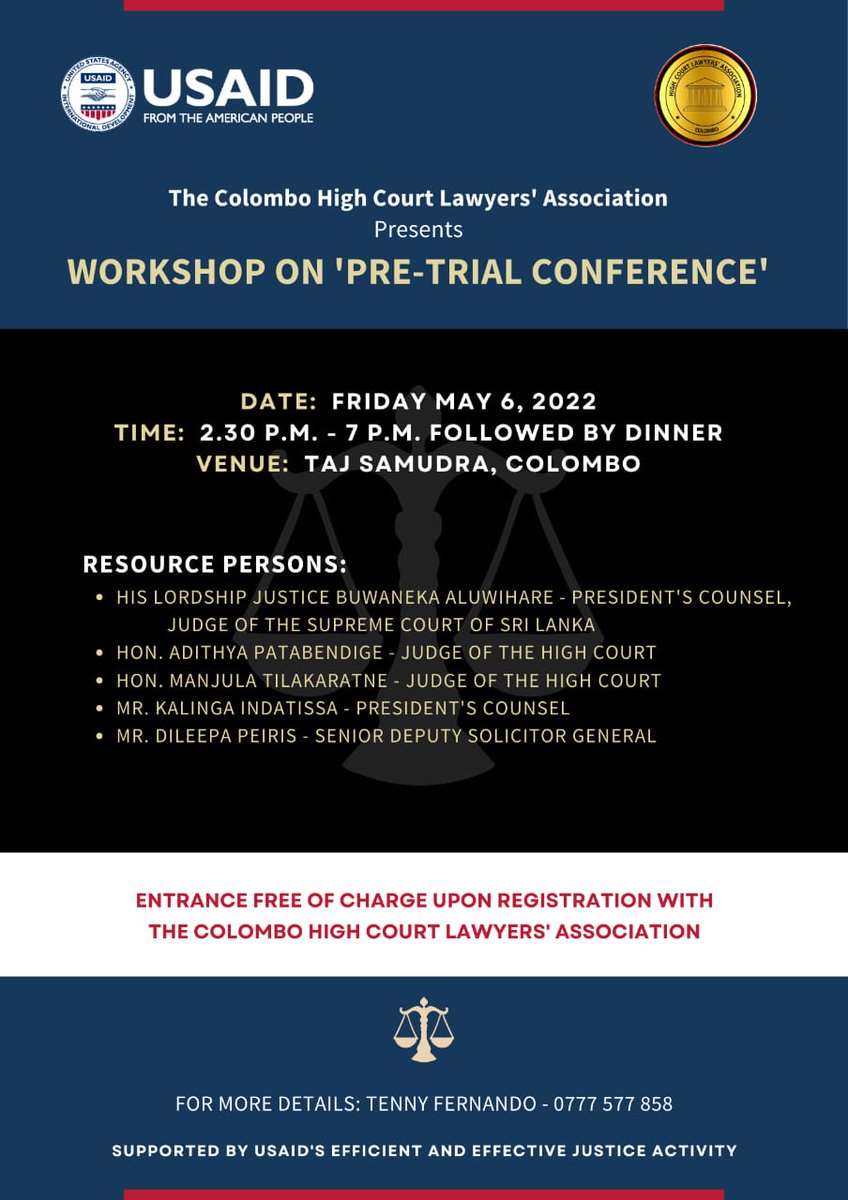 Colombo High Court Lawyers' Association tweet media