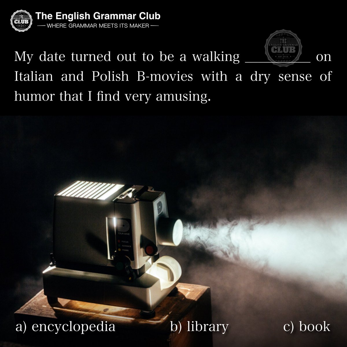 LC_Milano's tweet photo. What is the best option?
Practise and improve your language skills with The English Grammar Club.
#quiz #Englishgrammar #English #Englishquiz #LearnEnglish #LanguageLearning #language #consultants #business #businessvocab https://t.co/QRuMxAnCbo