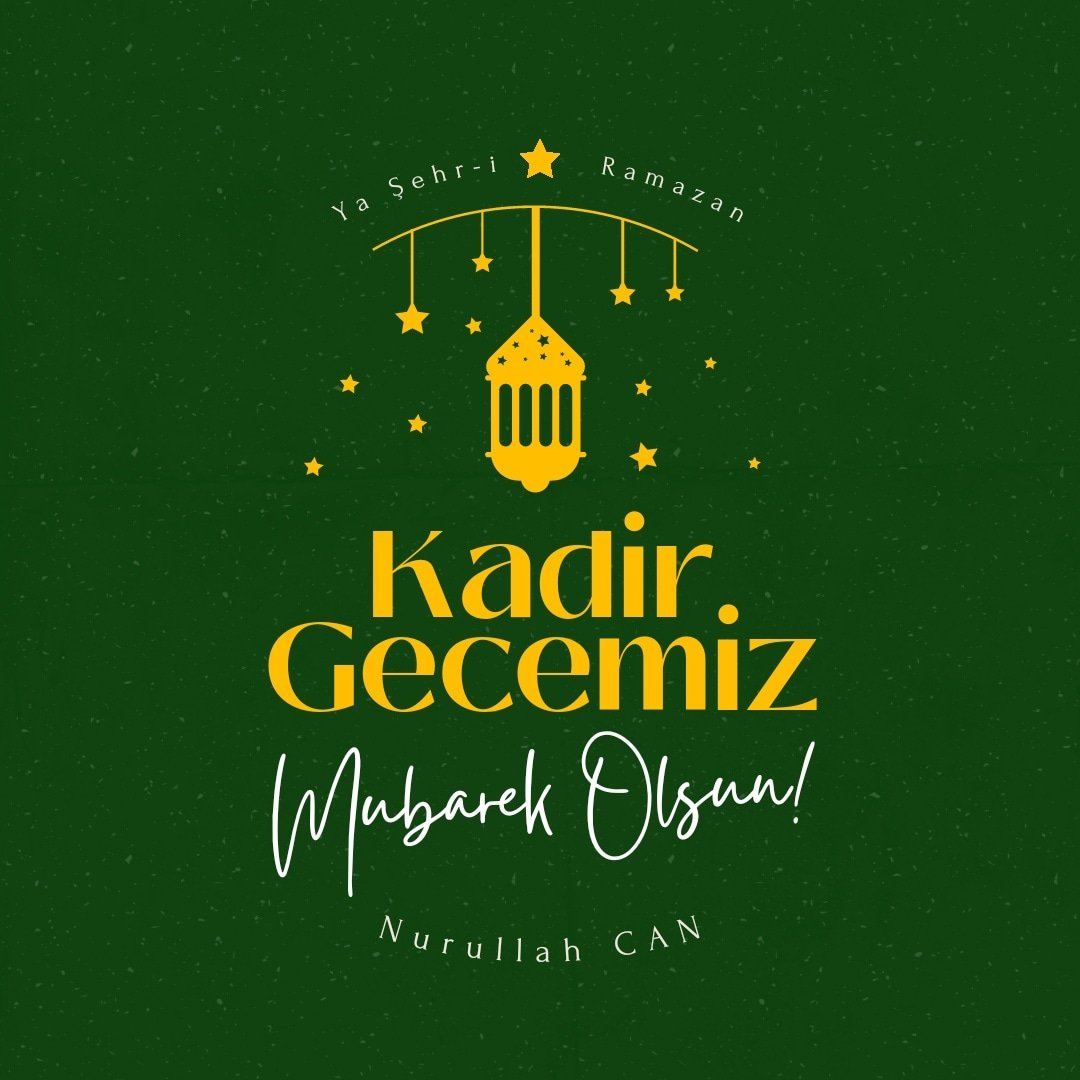 Birlik, dayanışma ve kardeşlik duygularımızın yoğunlaştığı mübarek Ramazan-ı Şerif'in son günlerine yaklaşırken, Kuran-ı Kerim’in indirildiği #KadirGecesi'nin, İslam âlemi ve tüm insanlık için hayırlara vesile olmasını niyaz ederim.
