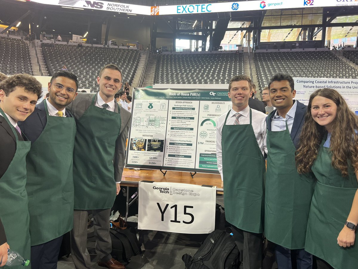 dimanazzal's tweet photo. These @GeorgiaTechISyE teams worked with @Starbucks @ChickfilA @ViasatInc @TruistPark and there are more! https://t.co/g0F3nXEgXW