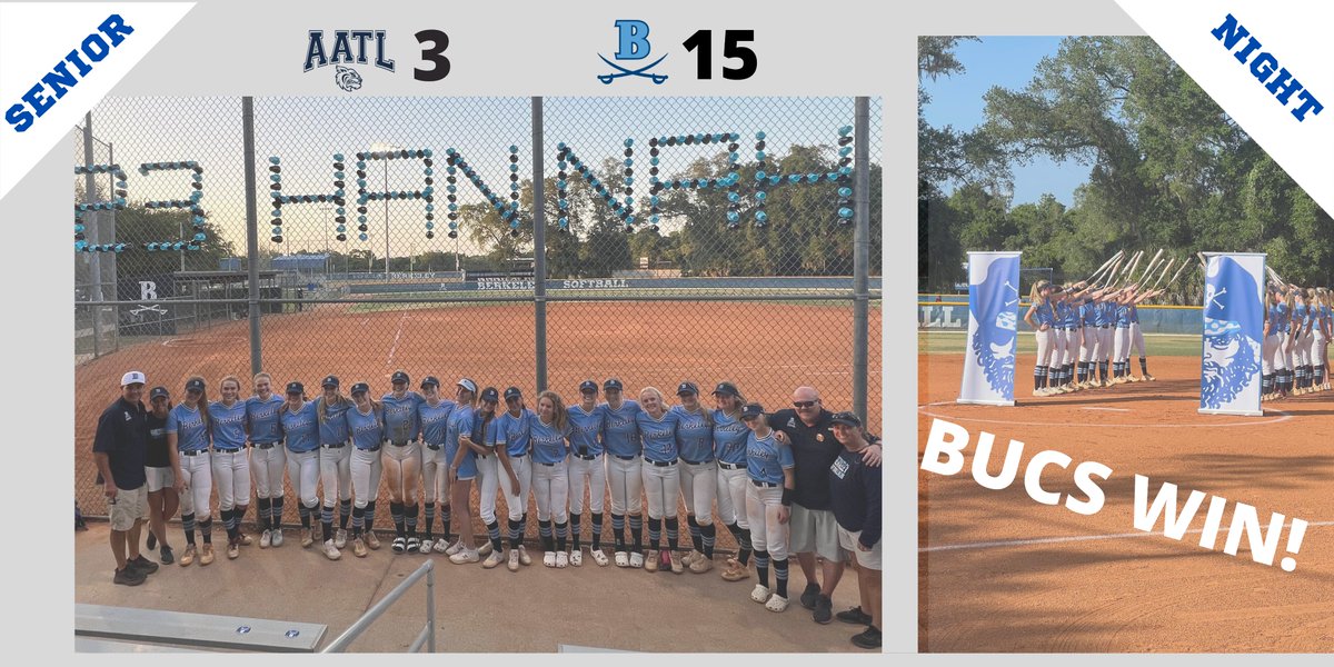 Berkeley Softball (@bps_sb) on Twitter photo A successful Senior Night! Go Bucs!🥎
<a href="/hannah_church18/">Hannah Church</a> goes 3-3
<a href="/MCrerand2025/">MackenzieCrerand2025</a> and Holland Poe each get 3 RBI's
<a href="/KaiaCortes/">Kaia Cortes</a> goes 2-3
<a href="/_graciemurphy/">Gracie Murphy</a> goes 2-3 A successful Senior Night! Go Bucs!🥎
<a href="/hannah_church18/">Hannah Church</a> goes 3-3
<a href="/MCrerand2025/">MackenzieCrerand2025</a> and Holland Poe each get 3 RBI's
<a href="/KaiaCortes/">Kaia Cortes</a> goes 2-3
<a href="/_graciemurphy/">Gracie Murphy</a> goes 2-3
