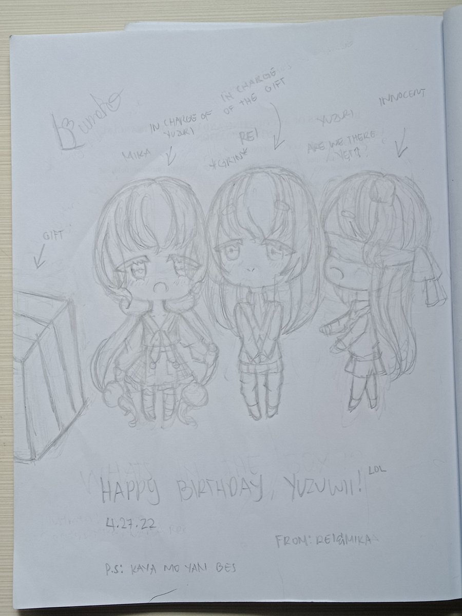frozenKuneho's tweet photo. happy birthday , @KosaikoHYuzuri  !! ٩꒰ ˘ ³˘꒱۶ⒽⓤⒼ♥♡̷♡̷
I made a chibi art of us three , heheheh . sorry i cannot finish the song . ꒰⁎′̥̥̥ ⌑ ‵̥̥̥ ꒱ https://t.co/gFoXO3FTZe